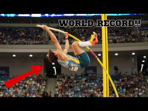 NEW WORLD RECORD || Mondo Duplantis Breaks The Pole Vault World Record - 6.24 Meters