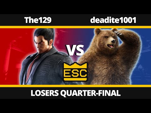 ESC 43 -EX- Losers Quarter-Final - The129 (Kazuya) Vs. deadite1001 (Kuma) - Tekken 7 UK Local