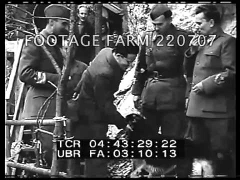 1944, Yugoslavia:  Tito w/ Visitors; Montenegro Youth 220707-06 | Footage Farm