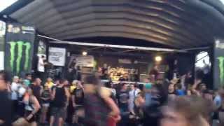 The Word Alive - Glass Castle (Live) (HD) Warped Tour 2014 Mountain View, CA 6/21/14