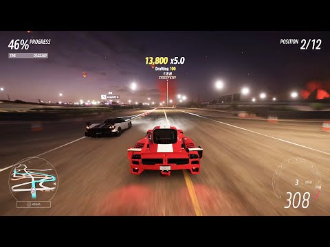 Forza Horizon 5 - The Marathon In The Ferrari Fxx | Longest Street Race !!