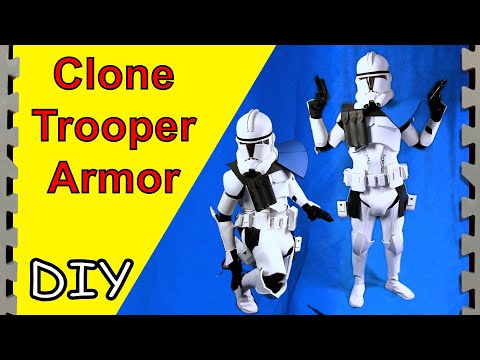 How To Make Clone Trooper Armor (Star Wars DIY)