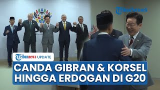Momen Gibran Dicandai Presiden Korsel Sampai Pundak Ditepuk, Digandeng Erdogan di Agenda MIKTA