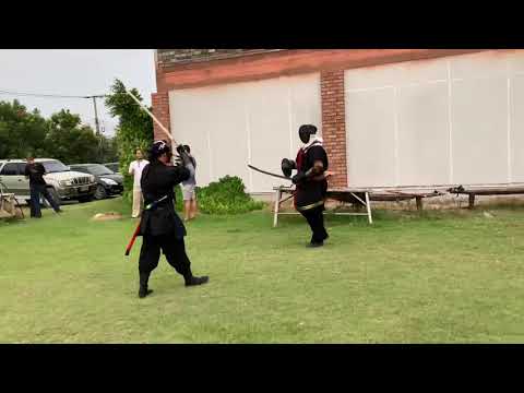 My Katana vs Saber&Buckler full sparring!!