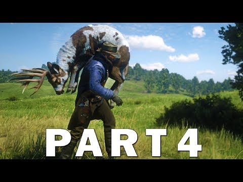 Legendary Buck Hunting! You NEED This Trinket! Red Dead Redemption 2 Gameplay Part 4 [RDR2]