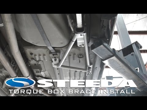 2005-2014 Mustang Torque Box Brace Install - Steeda