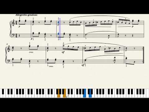 모짜르트 피아노 소나타 16번 3악장 | Mozart Piano Sonata No.16, K.545, III. Rondo Allegretto grazioso