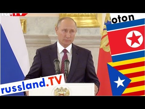 Putin zu Nordkorea, Donbass und Katalonien auf deutsch [Video]