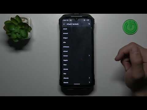 Cómo cambiar del teclado en DOOGEE V Max