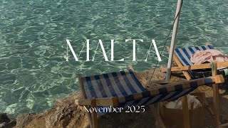 【trip vlog】 長年の夢が叶った秋のマルタ旅行🩵 | ブルーラグーン | さまリゾ | Bucket List ✔️ | アラサー夫婦旅 | 2025.11