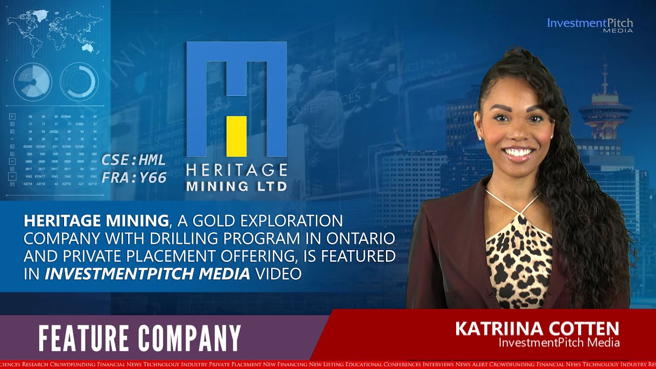 Heritage Mining, an Ontario gold exploration company is featured in IPM video