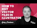 How to edit vector files in Illustrator