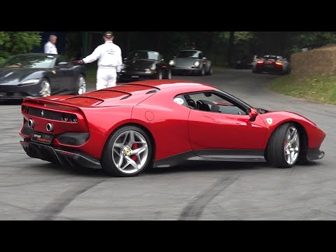 $4.0m Ferrari SP38 Deborah - Accelerations, Exhaust SOUNDS & Fly By's!