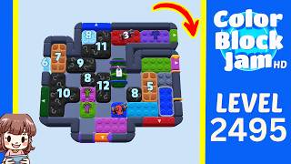Solution du Niveau 2495 de Color Block Jam