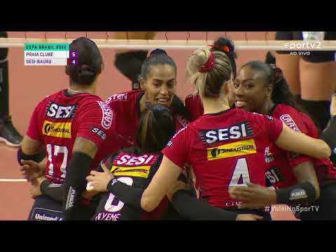 SEMIFINAL SESI BAURU X PRAIA CLUB - COPA DO BRASIL 2022-