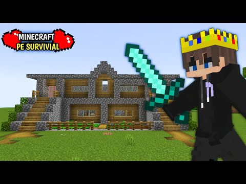 EPIC 1.20 Minecraft Pe Survival series - Mega House and Armour!