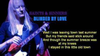 Johnny Winter - Blinded By Love with lyrics