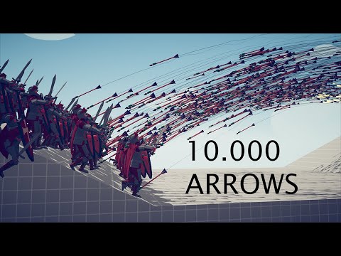 10.000 ARROWS vs MELEE UNITS ► EVERY GOD ► TABS ► Totally Accurate Battle Simulator