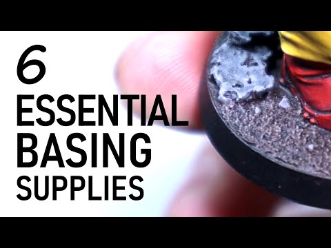 6 ESSENTIAL Miniature Basing Supplies, and How to Use Them!