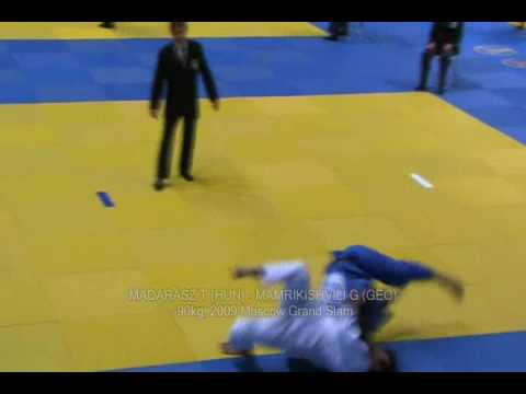 Judo Grand Slam MADARÁSZ T (HUN) - MAMRIKISHVILI G (GEO) -90kg 2009 Moscow 柔道