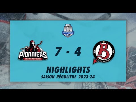 Pionniers de Chamonix 7-4 Diables Rouges de Briançon - Highlights - Synerglace Ligue Magnus 2023/24