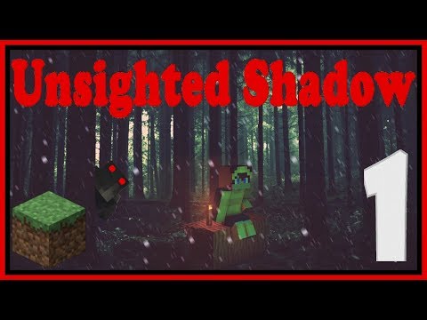 Pikouchu - Exploring an abandoned business - Minecraft: Unsighted Shadow (horror map) #1