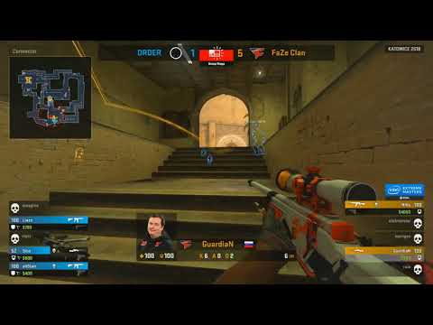 FaZe Niko Insane 3 tap 1v3 clutch (vs Order Mirage IEM Katowice 2018 Group Stage)