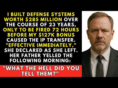 Fired by the CEO’s Daughter 72 Hours Before My $127K Bonus The $285M Merger Collapsed 4 Days Later