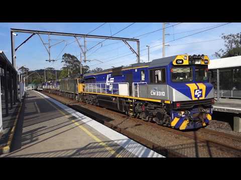Three CM Class and Alco 8044 lead Qube 3462 - 2/11/18