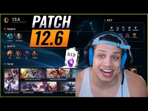 tyler1 reading patch note 12.6