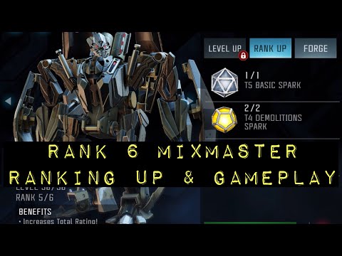 Ranking Up MIXMASTER & Gameplay Test Run — Transformers: Forged to Fight