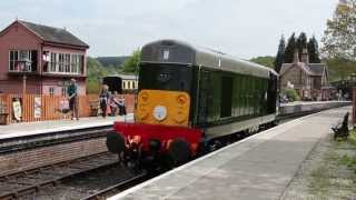 preview picture of video 'D8059 at Arley, Severn Valley Railway, 19/05/13'