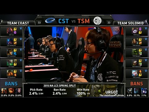 NA LCS CST vs TSM Game 2 Highlights (NA LCS Spring 2015)