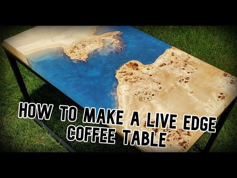 Making a Mappa burl Epoxy River Coffee Table FROM START TO FINISH