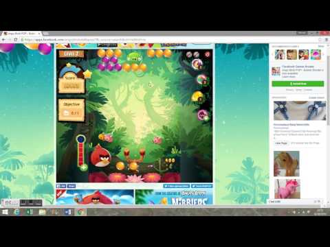 Angry Birds POP! on Facebook - Level 2 Walkthrough