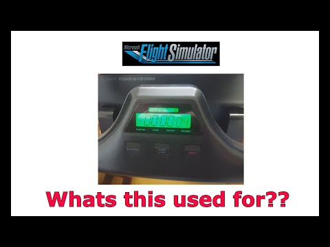 FS2020: Ever Wondered what the Stop Watch Feature on the Logitech Flight Yoke System is used for?