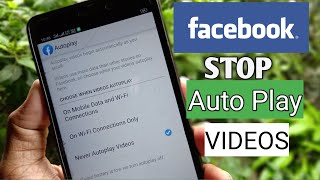 How To Stop Auto Play Video in Facebook ||