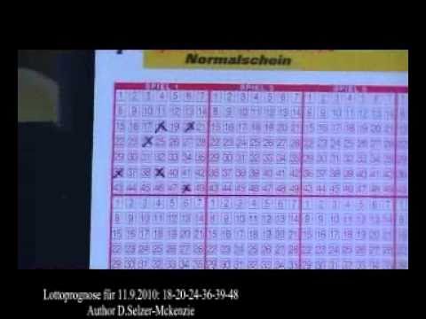 Lotto Prognose für 11.9.2010 SelMcKenzie Selzer-McKenzie
