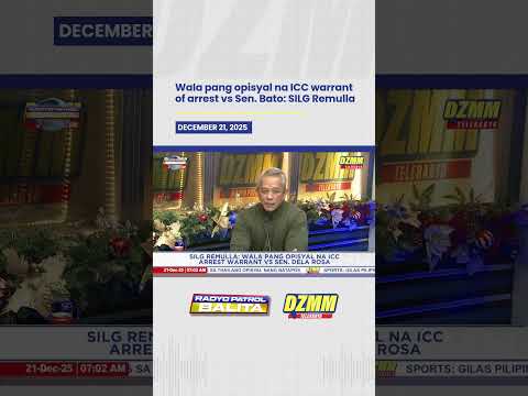 Wala pang opisyal na ICC warrant of arrest vs Sen. Bato: SILG Remulla