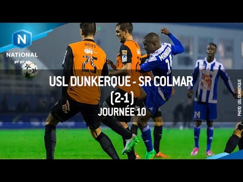 J10 : USL Dunkerque - SR Colmar (2-1), le résumé