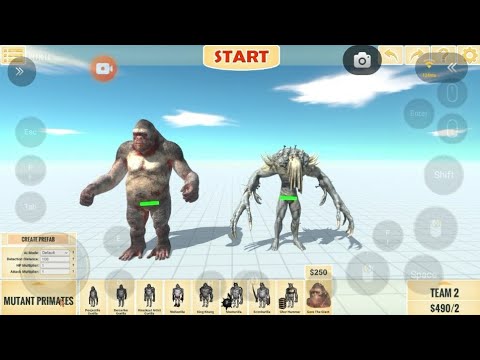 scouger goro the giant vs all bosses mini bosses animal revolt battle Simulator part 1