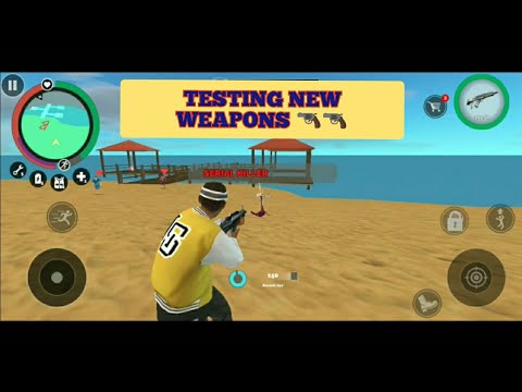 Testing new weapons in Vegas crime simulator 🔫🔫