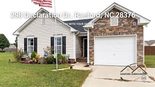 298 Declaration Dr, Raeford, NC 28376 |  $249,999