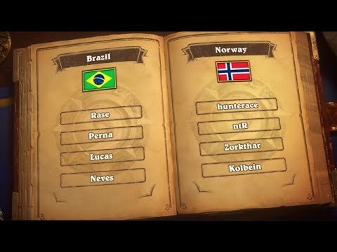 Brazil vs Norway - Group B Winners -  2018 Hearthstone Global Games - BlizzCon