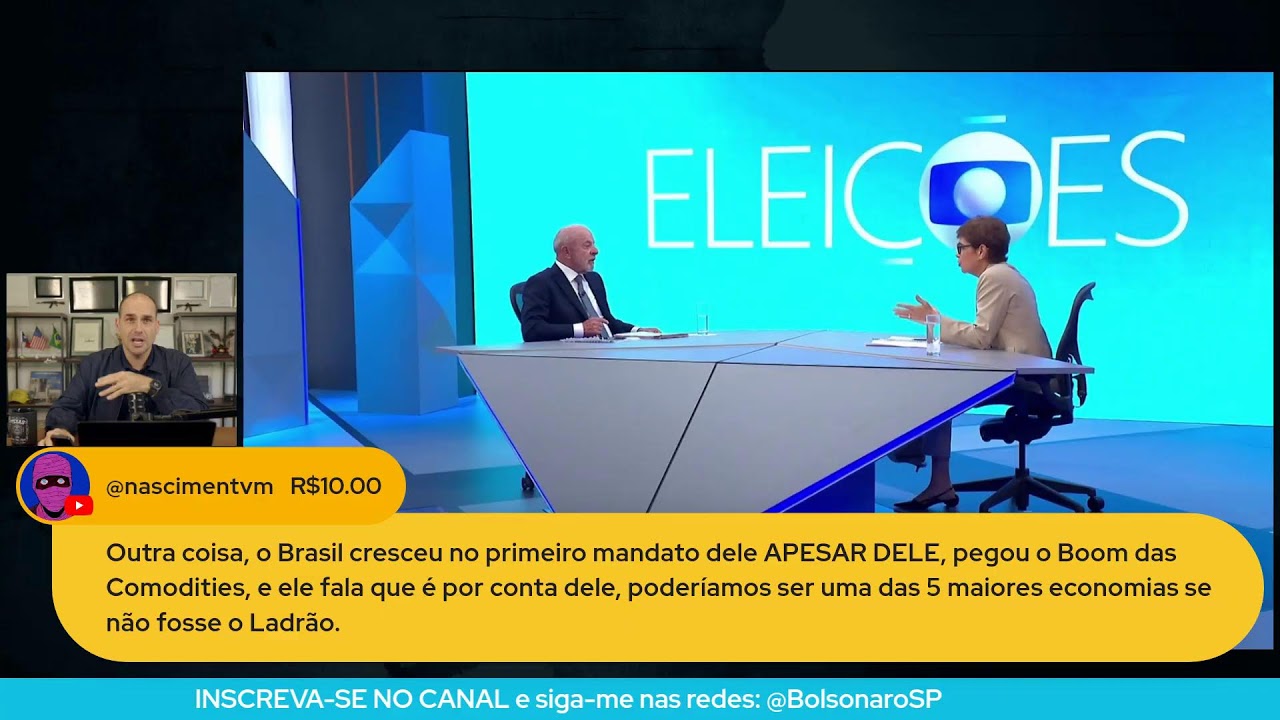 Live eterna: as mentiras na sabatina do Lula no JN