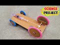 School project working model - Atmospheric pressure powered car
