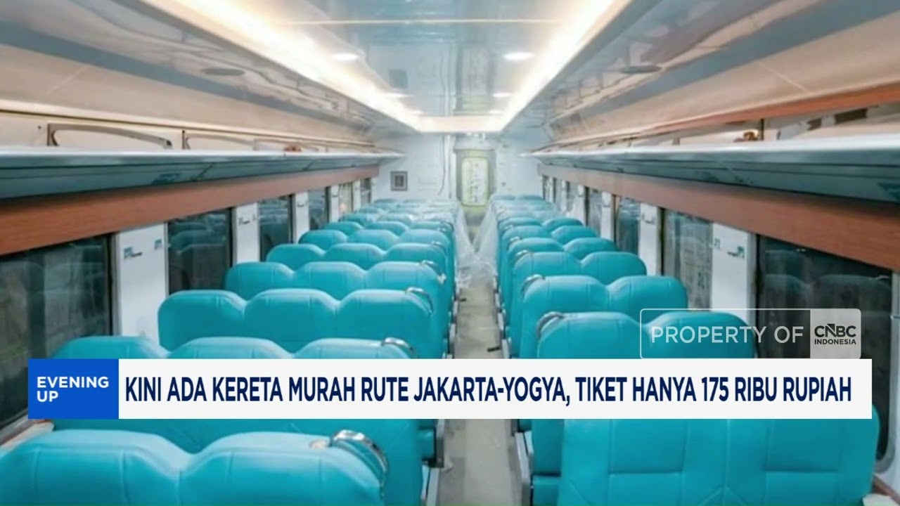 Kini Ada Kereta Murah Rute Jakarta-Yogya, Tiket Hanya Rp175