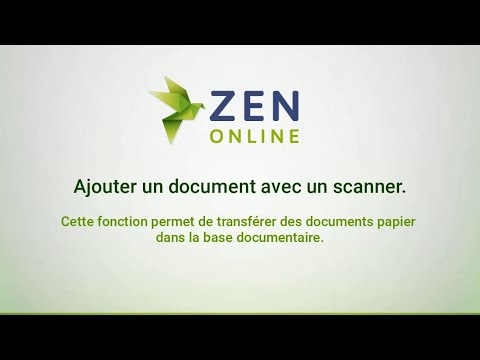06. Ajouter un document avec un scanner