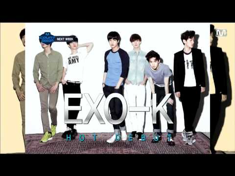 120405 EXO-K Hot Debut Teaser at M! Countdown