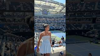 How I ended up on tennis tv with @cadillac #cadillac #usopen #suitelife